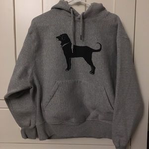 Grey Black Dog sweatshirt